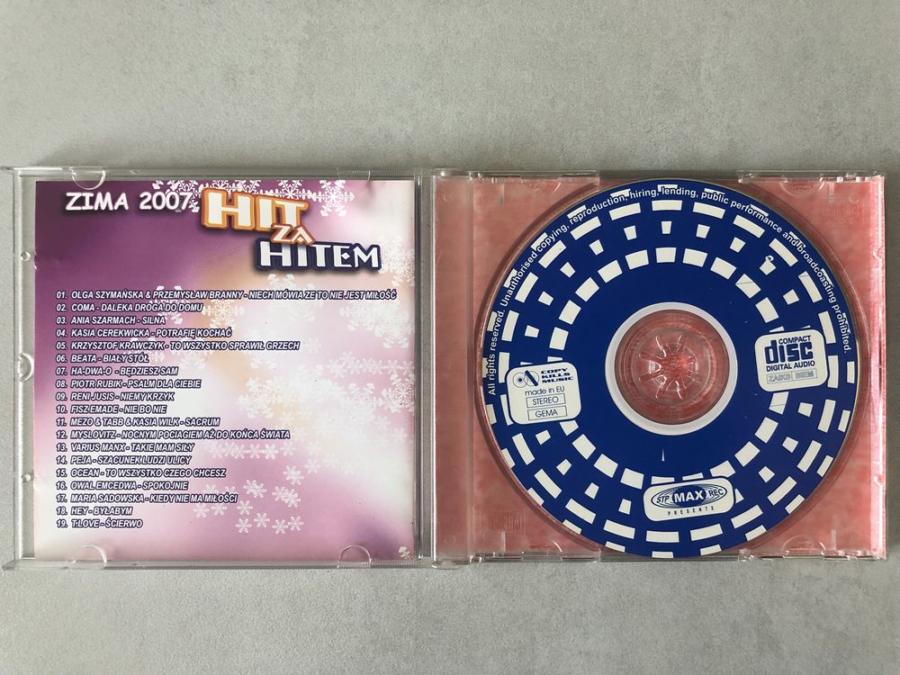 Płyta CD Hit za hitem zima 2007 Eska