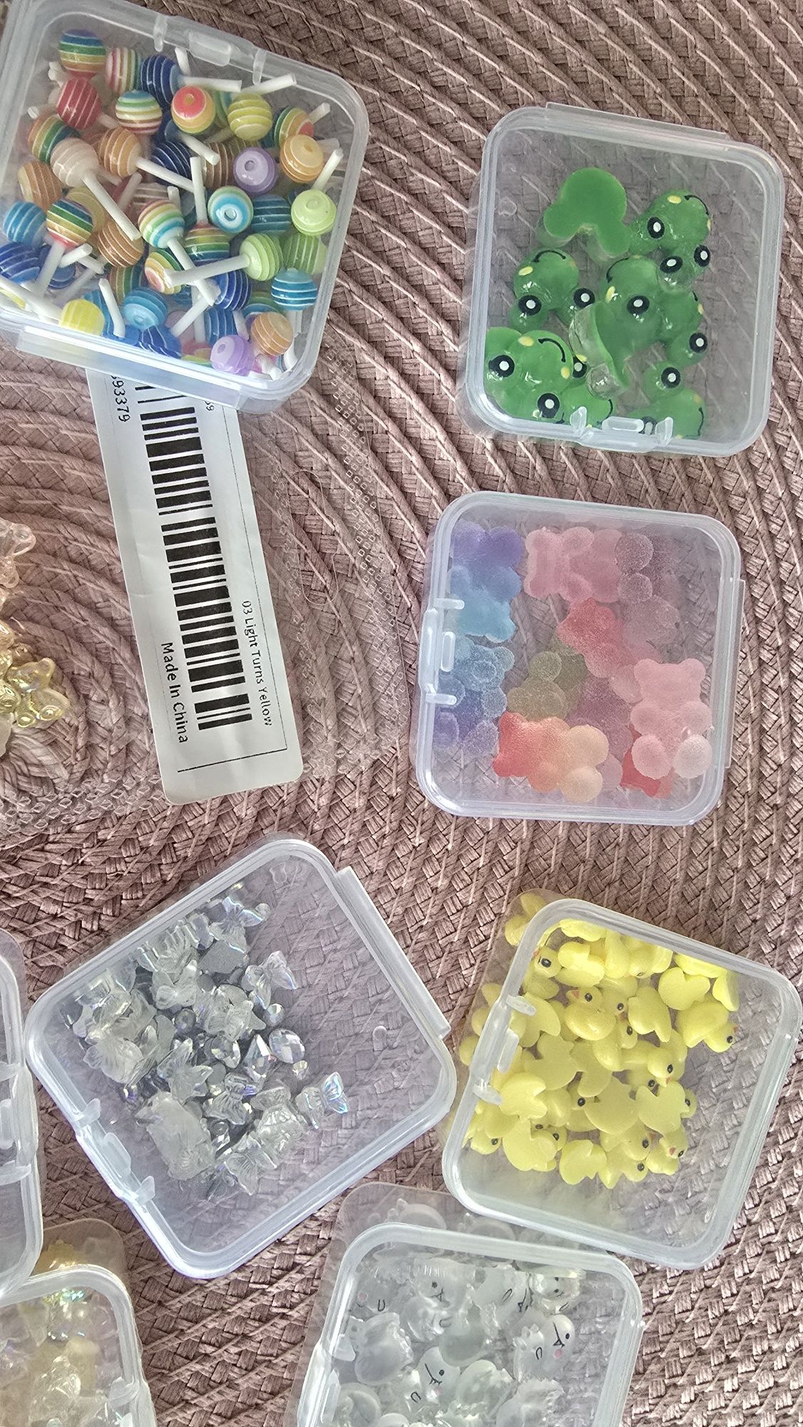 Ozdoby do paznokci Kawaii DIY cyrkonie akryle itp.l