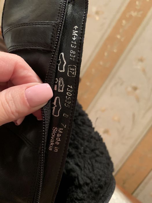 Зимові натуральні чоботи