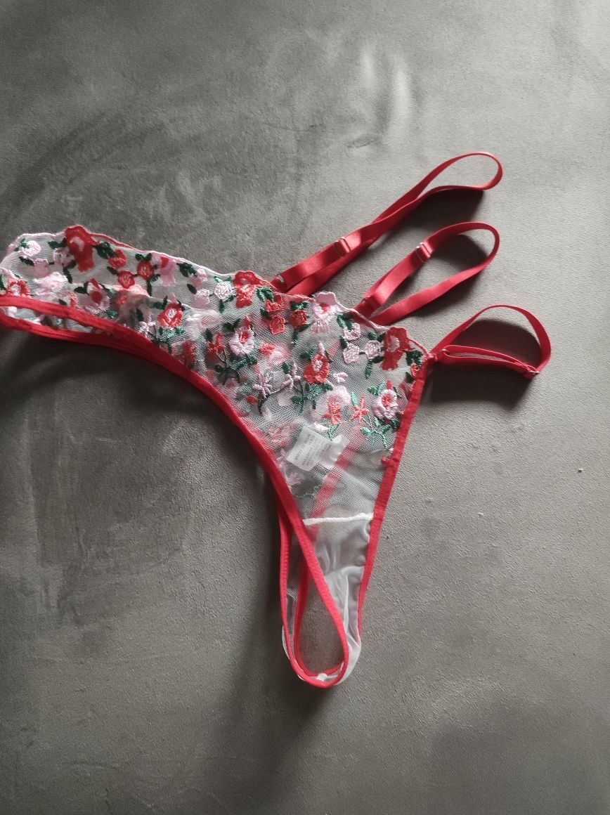 Kolorowe stringi damskie