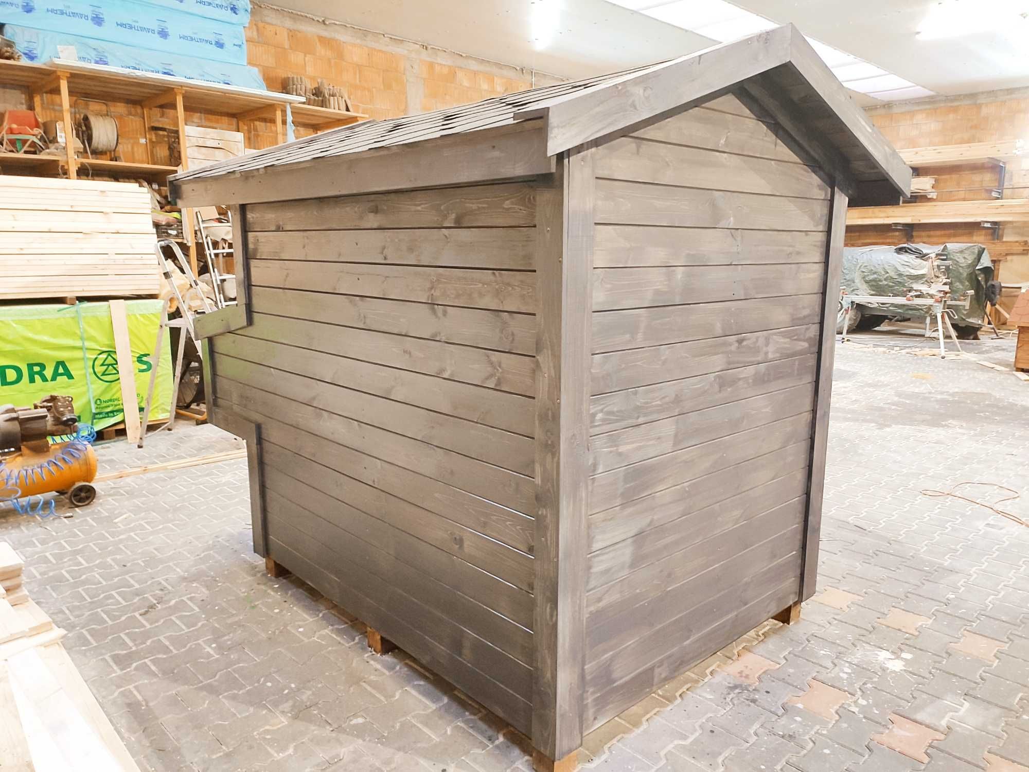 kurnik dla kur, kaczek, gęsi 250x150x210h PRODUCENT