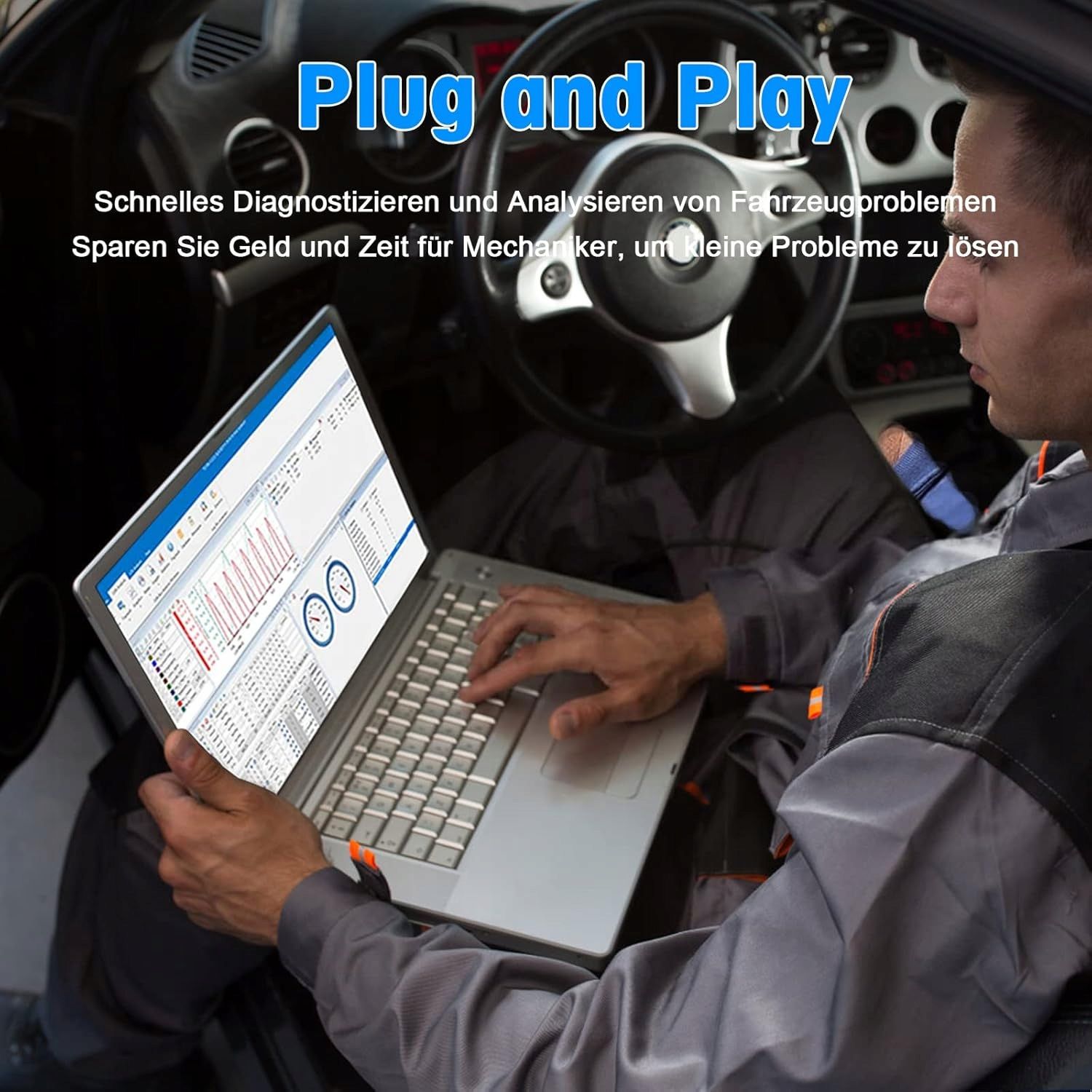 Interfejs Diagnostyczny OBD2 Bluetooth Android Windows Skaner Błędów