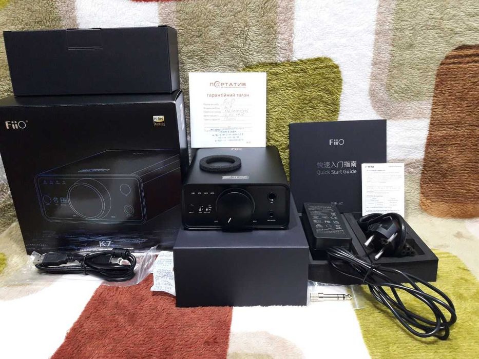 ЦАП с усилителем для наушников FiiO K7 (ещё 3 мес. гарантии)
