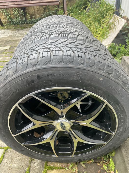 Диски Ford r15 4*108 в зборі із зимовою гумою michelin 185/60