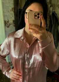 Неймовірно гарна нова жіноча блузка, ніжно рожева, 52 розмір