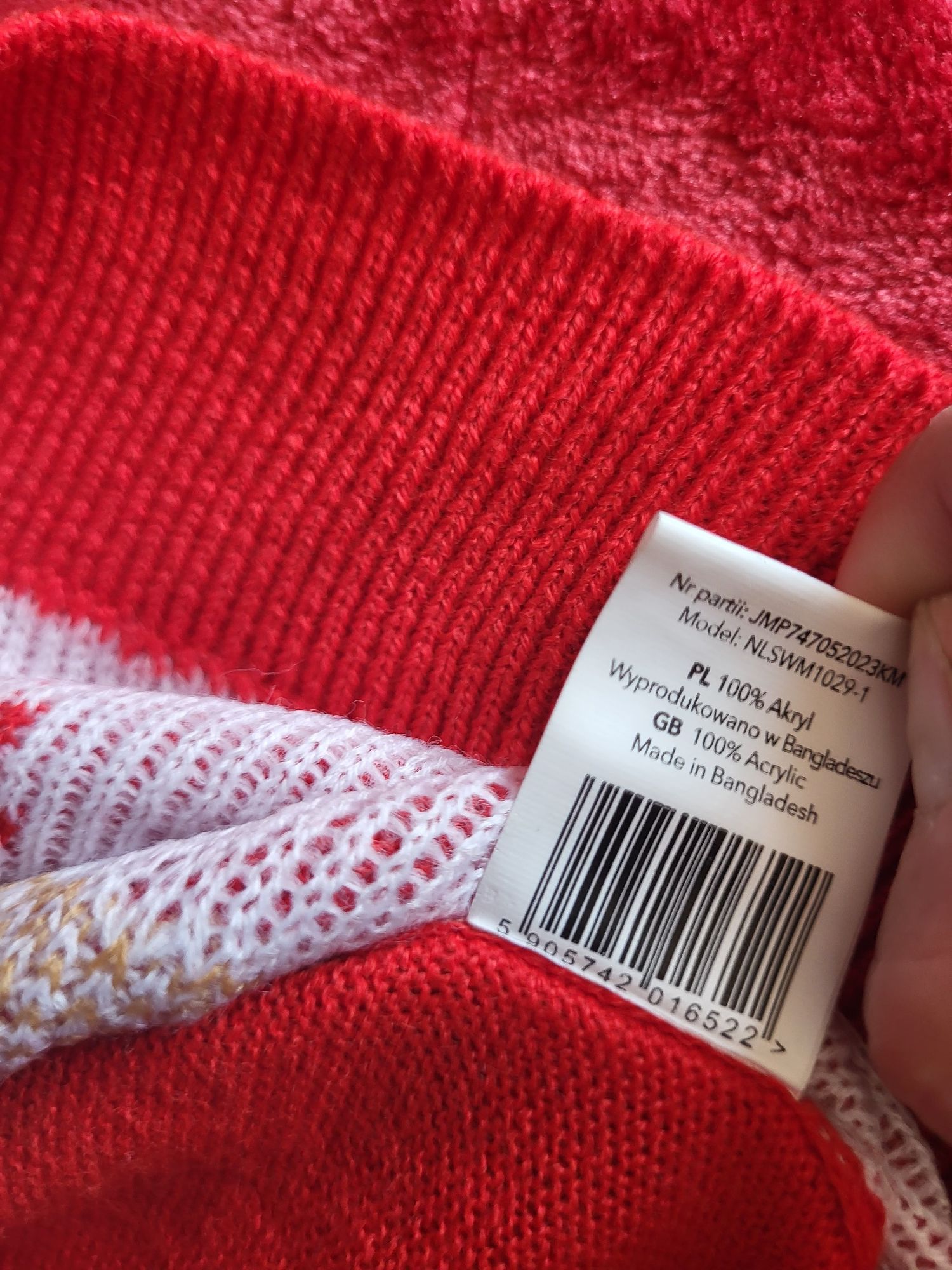 Sweter chłopięcy świąteczny 122-128 Cleve