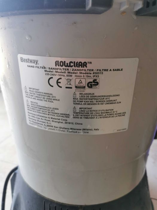 SUPER ZESTAW Basen Bestway 404x201x100 + pompa + maty solarne