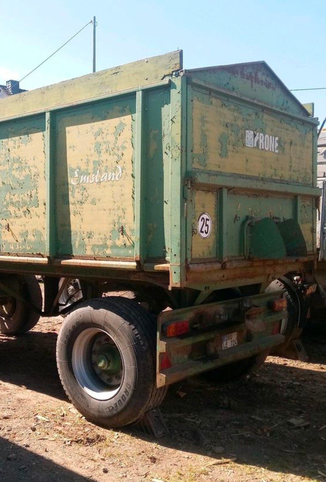 Przyczepa 18 ton wywrotka 3 strony Krone Welger kiper 2001rok!