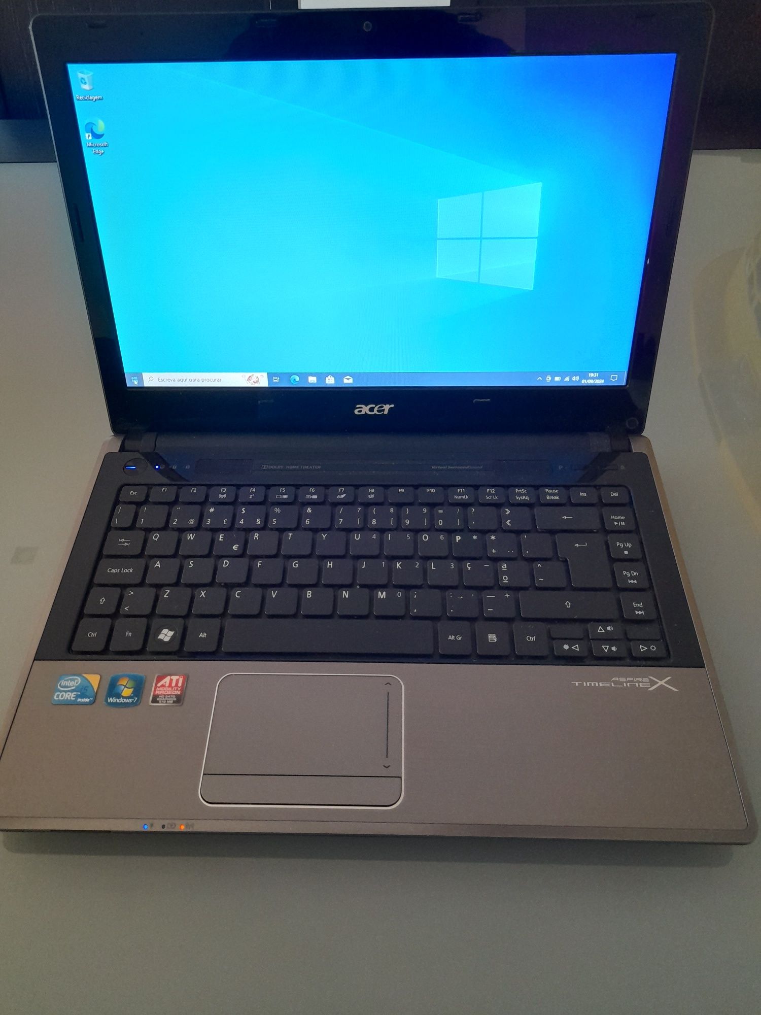 Pc Acer aspire time line