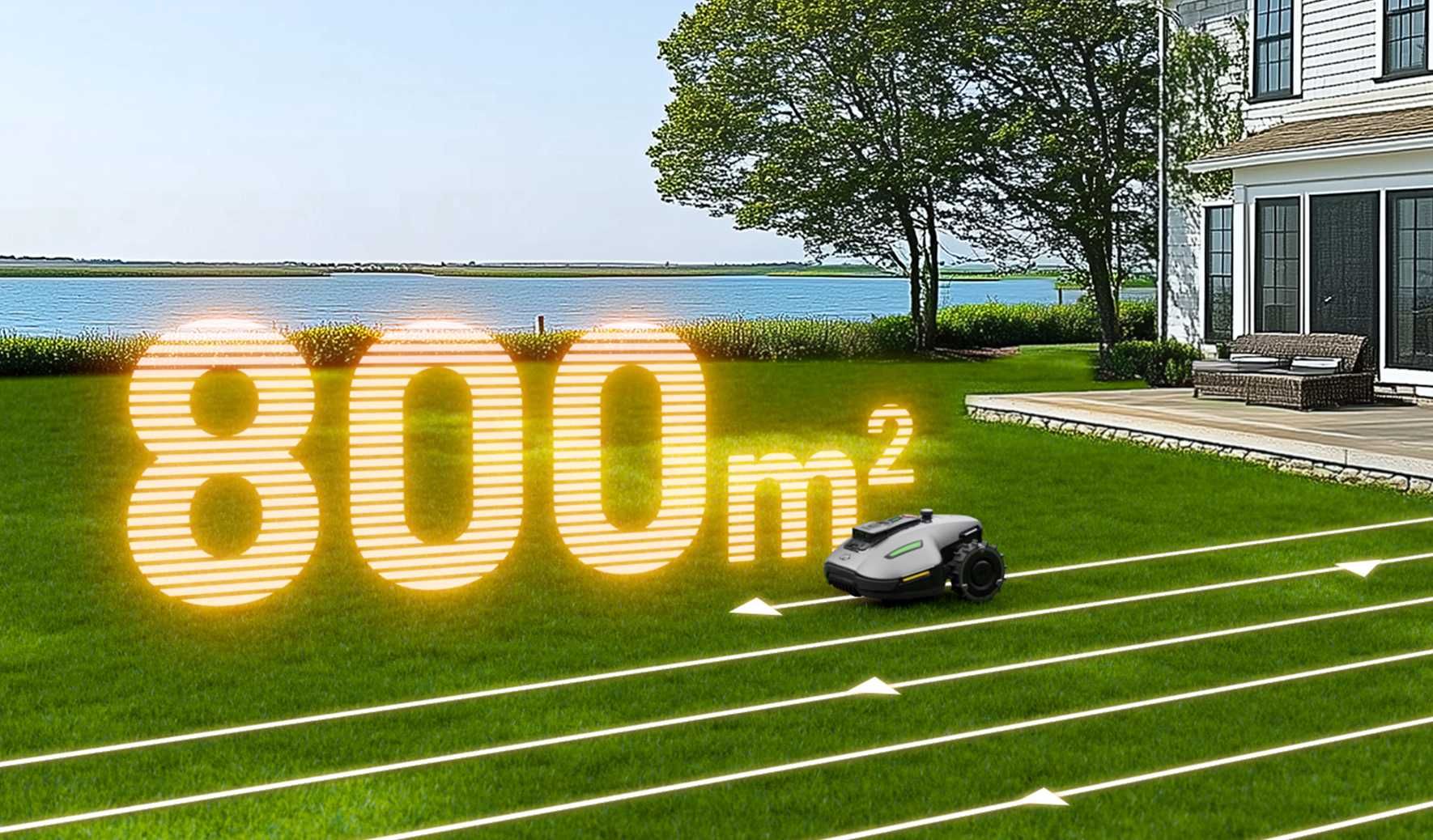 yuka mini 800 mammotion robot koszący bez kabla