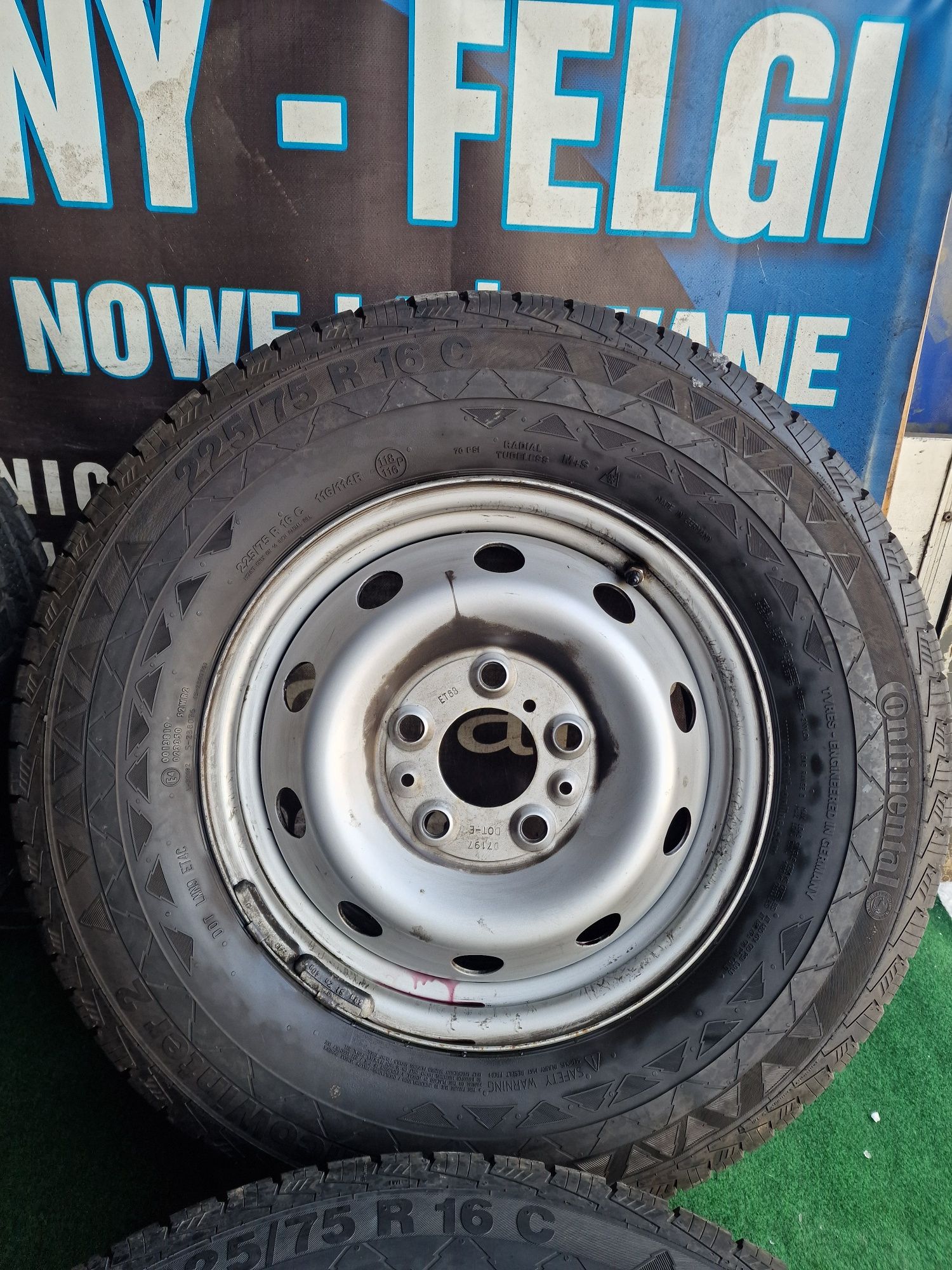 Koła zimowe 16 5×130 Fiat Ducato Peugeot Boxer Citroen Jumper 9mm