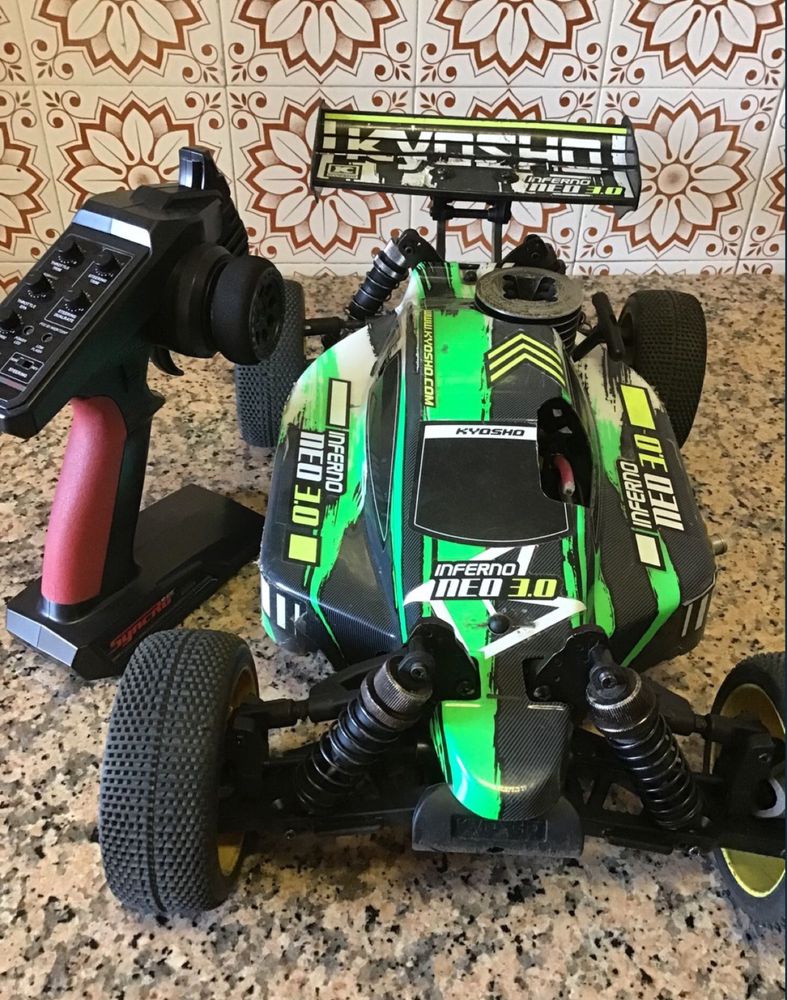 Kyosho inferno neo 3.0 carrinho telecomandado Radiomodelismo Nitro RC