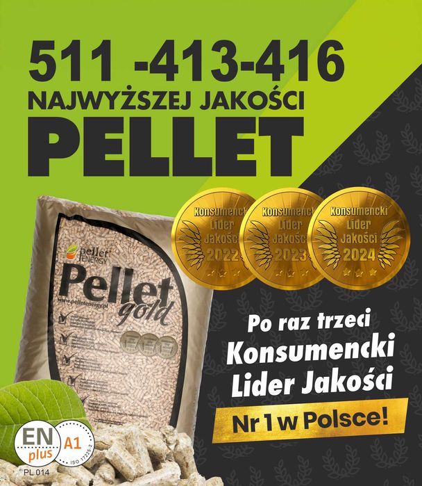 Pellet GOLD od Pellet Energy Nr1 na rynku