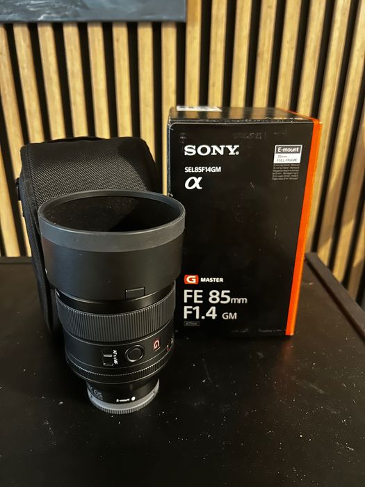 OBIEKTYW Sony GM 85mm f 1.4 - stan idealny, gwarancja