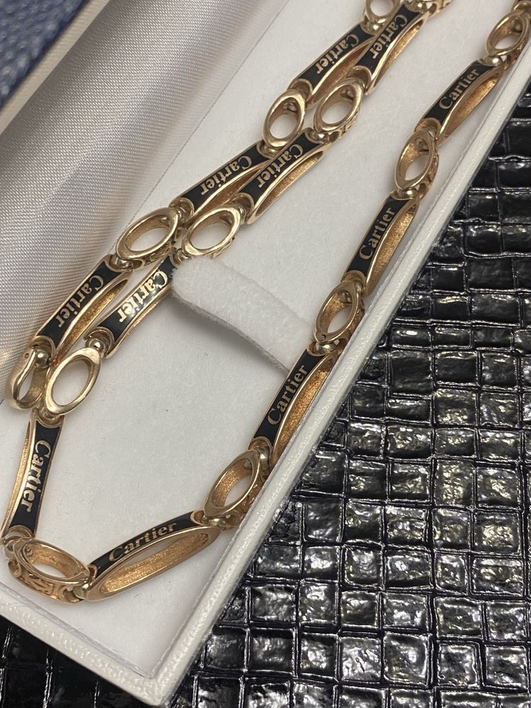 Красивая Золотая Цепочка Cartier,новая, вес 57.34гр