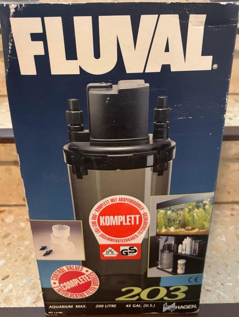 Filtro externo para aquário