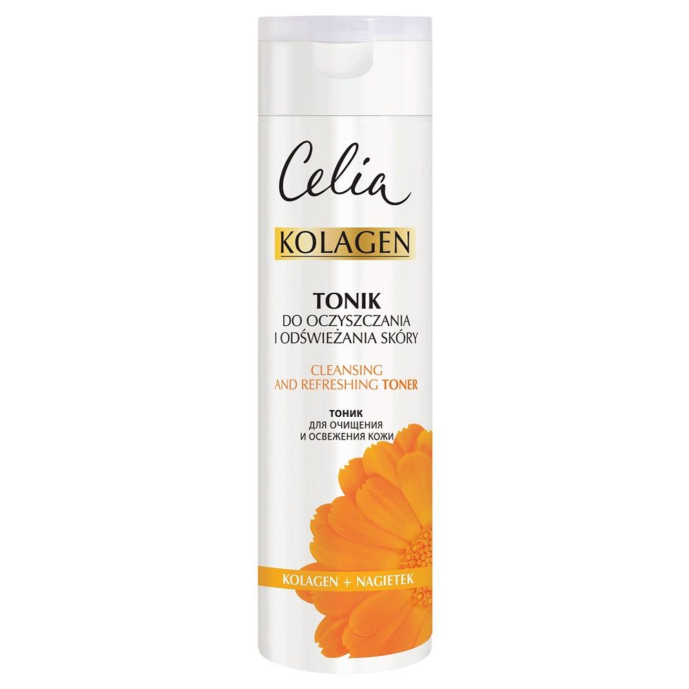 Celia tonik do oczyszczania i odświeżania skóry z nagietkiem 200ml