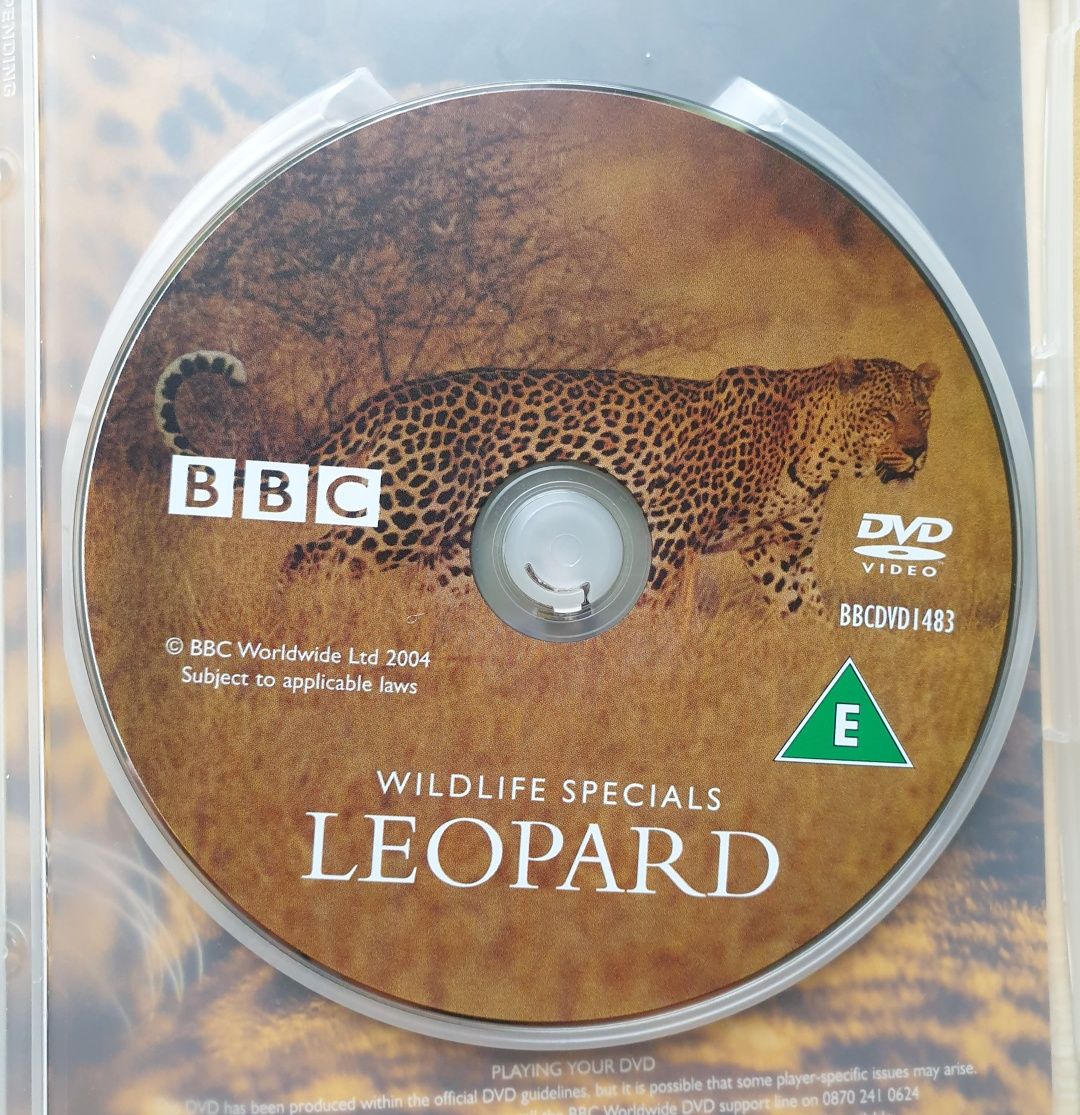 DVD Leopard by David Attenborough dzikie koty BBC