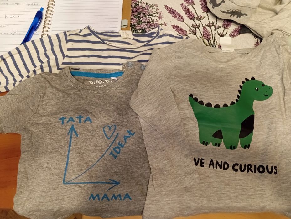 Paczka ubranek chłopiec rozmiar 80