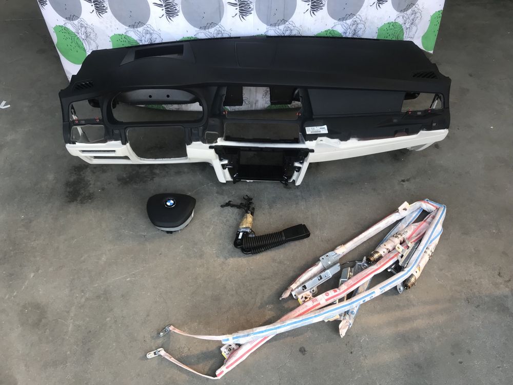 Deska kokpit konsola airbag pod Head Up BMW f07 gt5 Orginal !