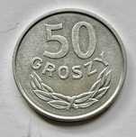 Moneta PRL 50 GROSZY 1982-87r