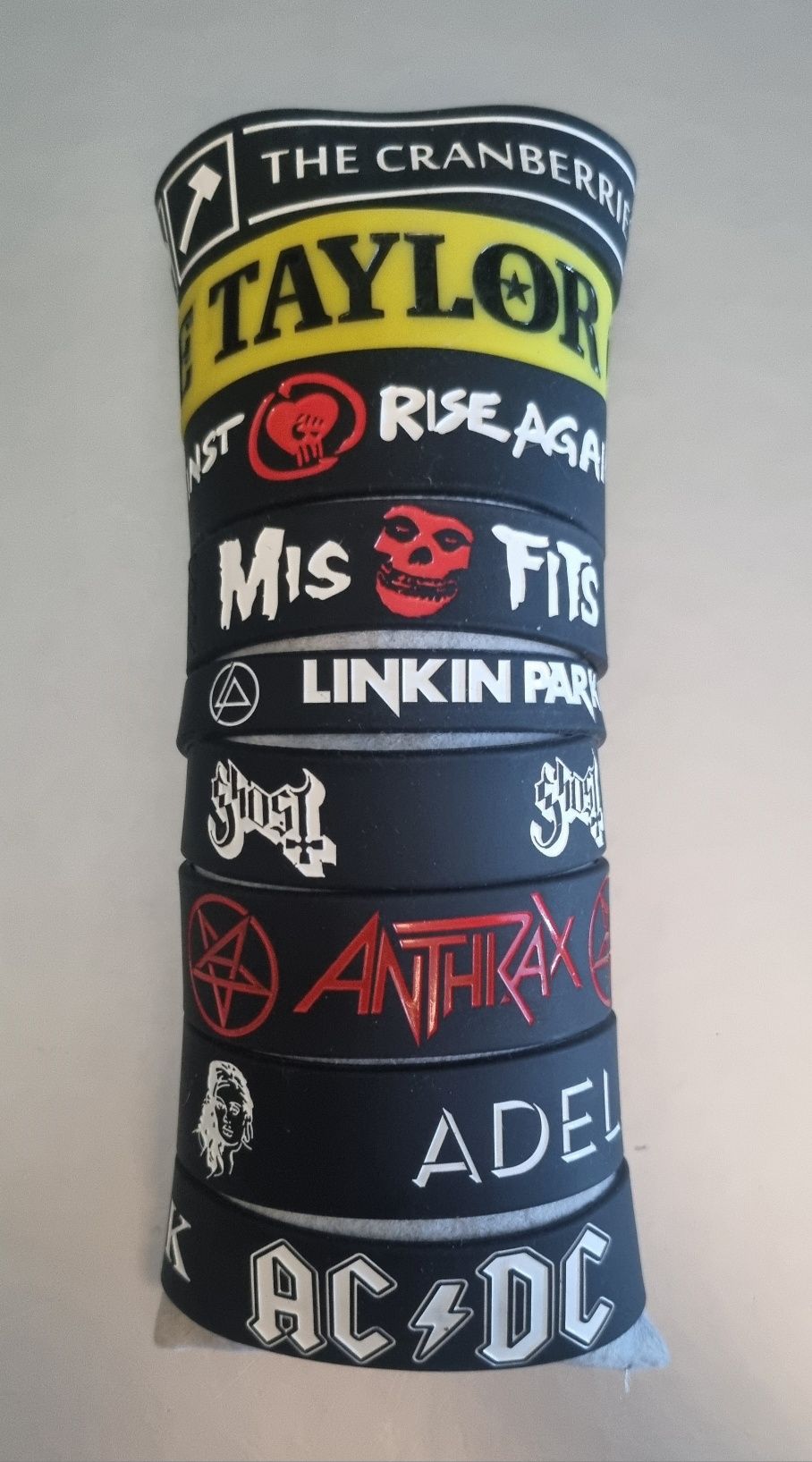 Pulseiras de Bandas Rock Metal