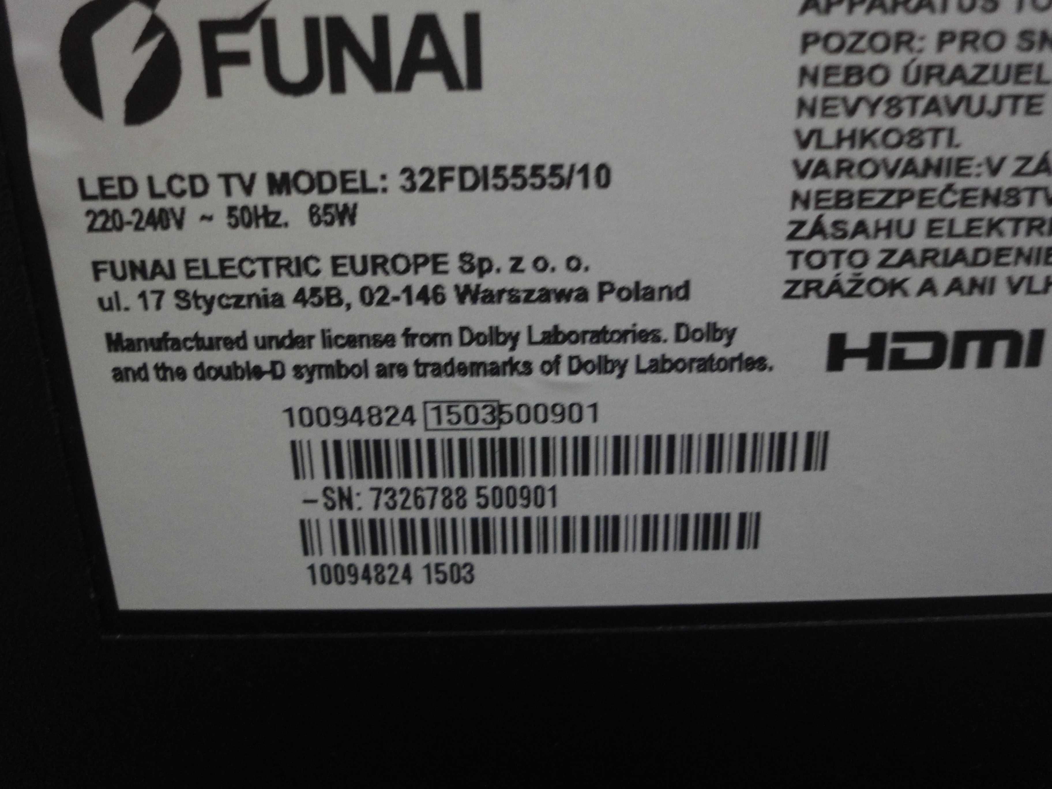 Funai model 32FDI5555/10-na części