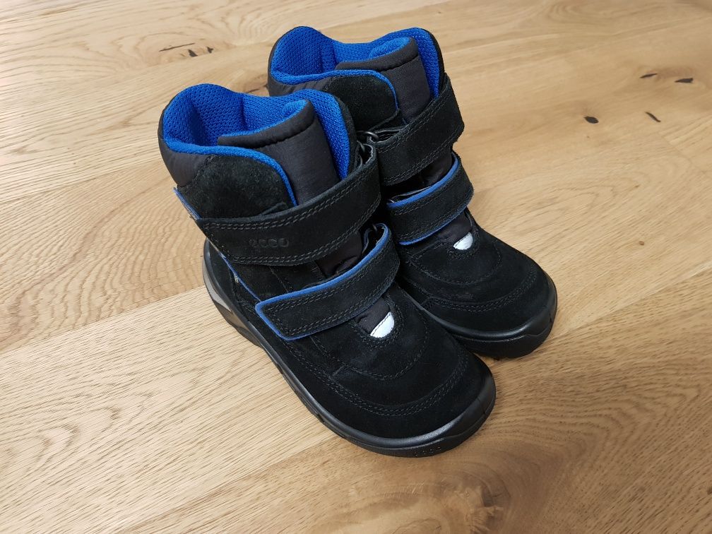 ECCO Snowride Buty zimowe 28 wkł. 18,3 cm Śniegowce Gore-Tex Skóra