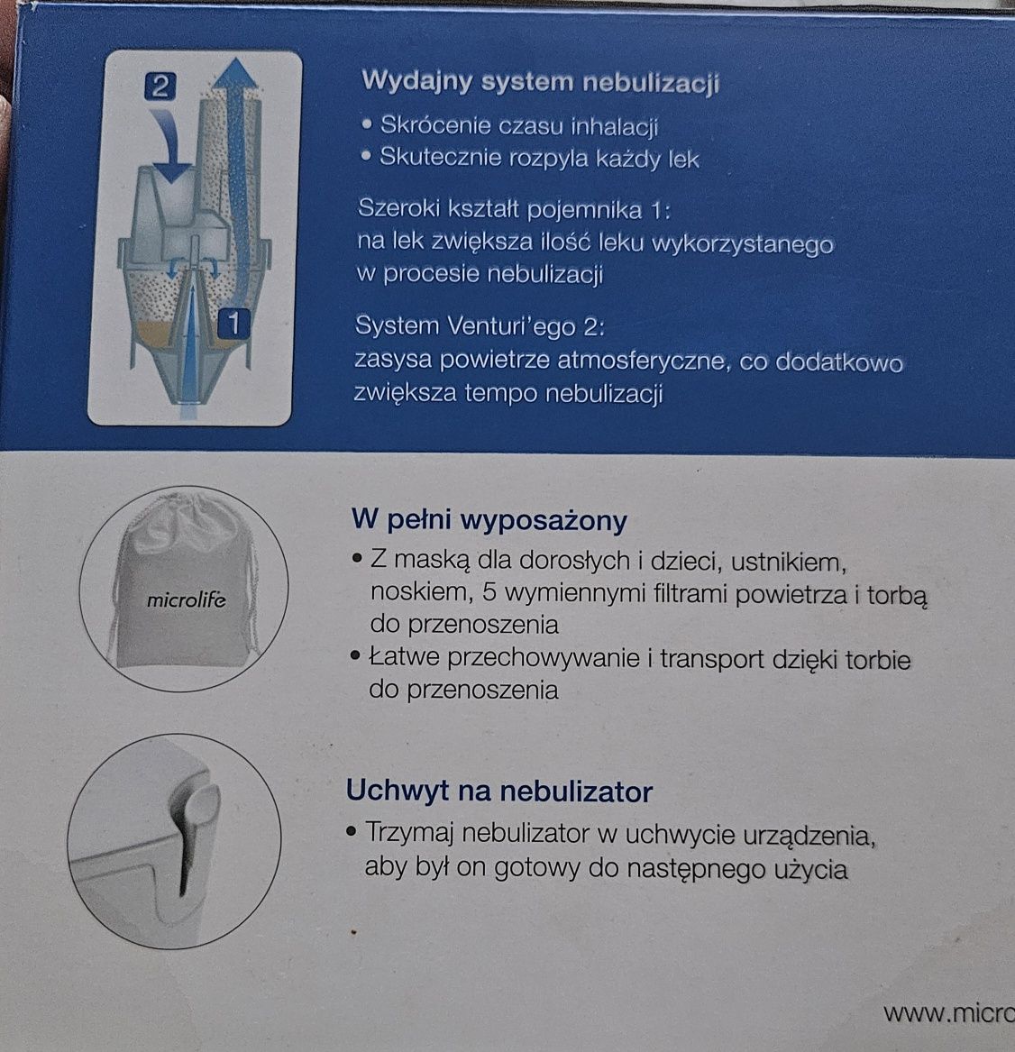 Inhalator kompresory Neb200