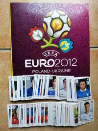 Conjunto de 70 cromos Euro 2012