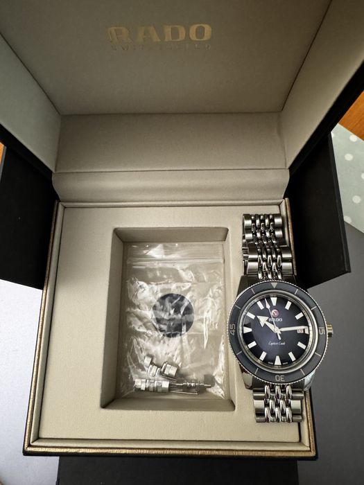 Zegarek Rado Capitan Cook niebieski