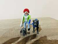 5210 Playmobil kobieta z dogiem niemieckim i szczeniakiem figurka