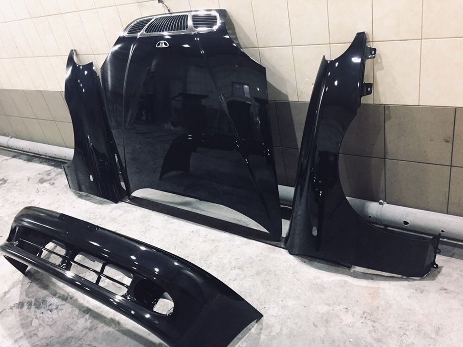 Капот крыло бампер Lanos (Sens) U87 чёрный