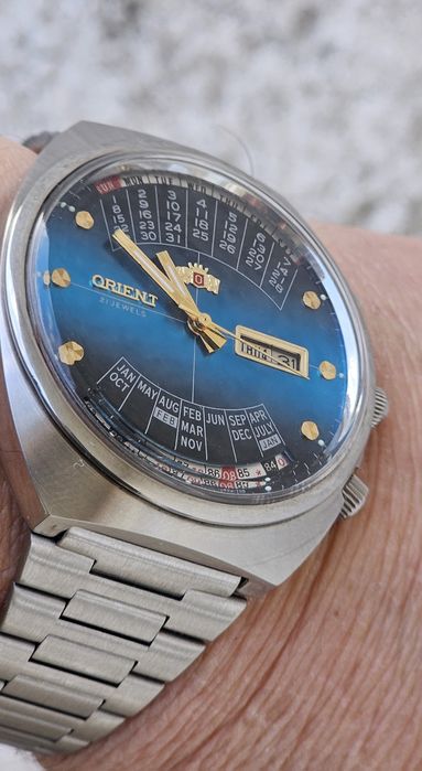 Zegarek Orient Cesarski Patelnia niebieski
