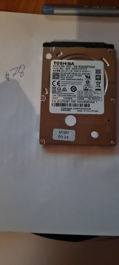 Dysk 2.5 500gb sprawny