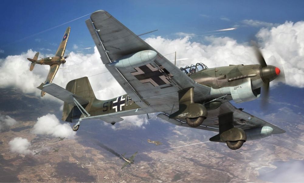 Airfix A07115  Samolot Junkers Ju87R-2/B-2 model do sklejania 1:48