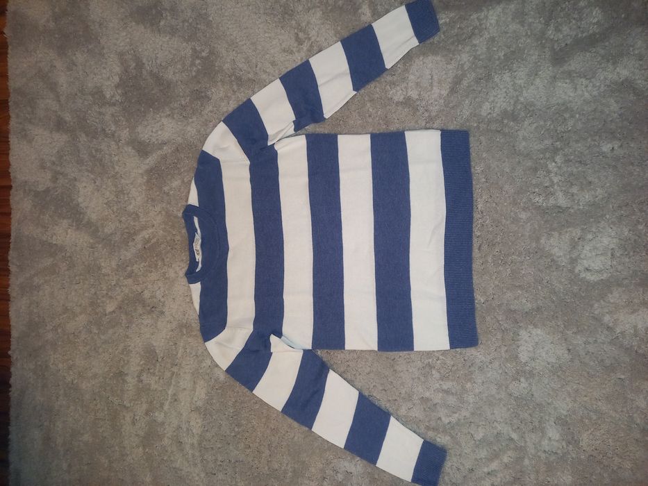 Sweterek h&m 134/140 w paski