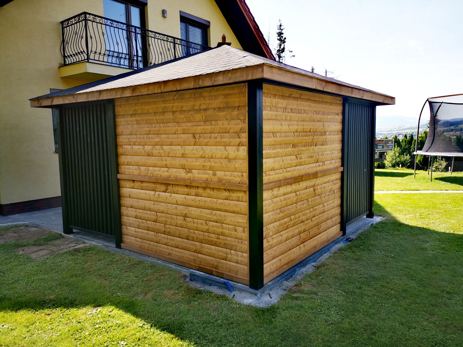 Altana 4x4 Z lamelami domek pergola lamele lamel