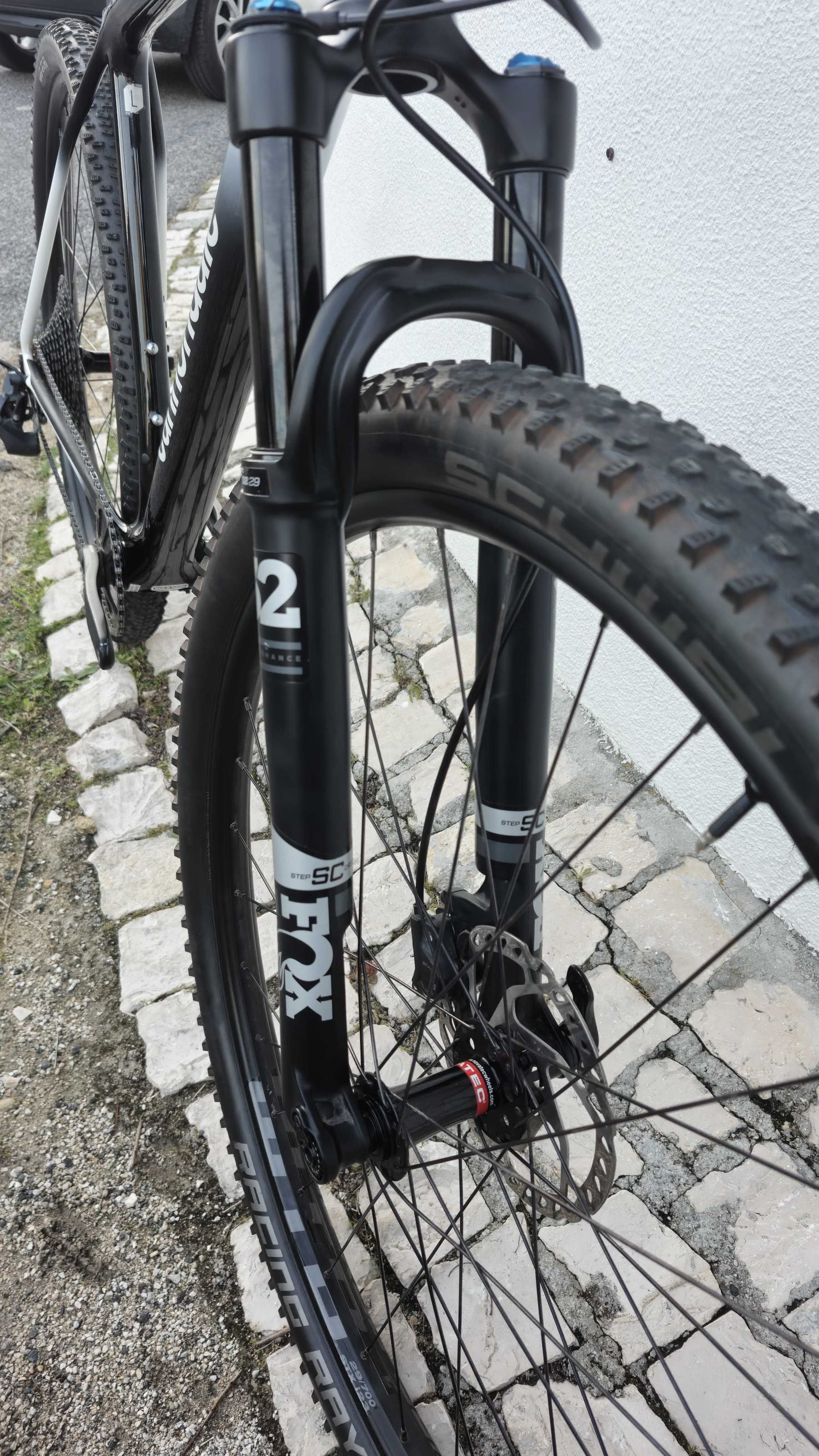 BTT Cannondale Carbon GX Suspensão Fox Bike Nova