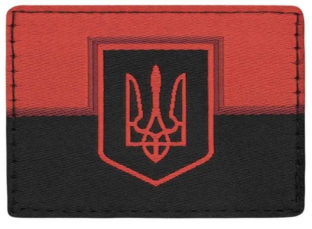M-Tac нашивка Прапор Красно-черный с гербом
