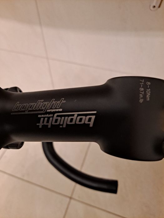 Kierownica szosowa (baranek) + mostek FSA - aluminium