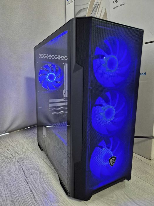 ATX корпус MSI ARGB (4x120mm FAN) з класним продувом