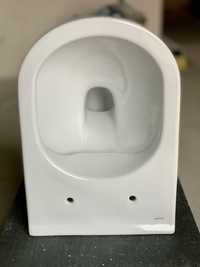 Cersanit miska WC podwieszana z deską wolnoopadającą i uchwytami mont.