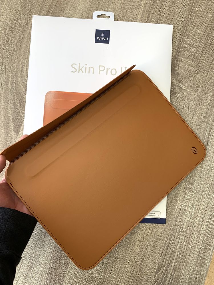 Чехол Чохол папка WIWU Skin Pro II Leather шкіра MacBook Макбук