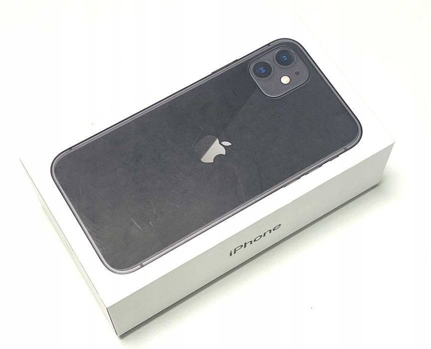 NOWY smartphone Apple iPhone 11 64GB MHDA3PMA A2221 Komplet etuiGRATIS