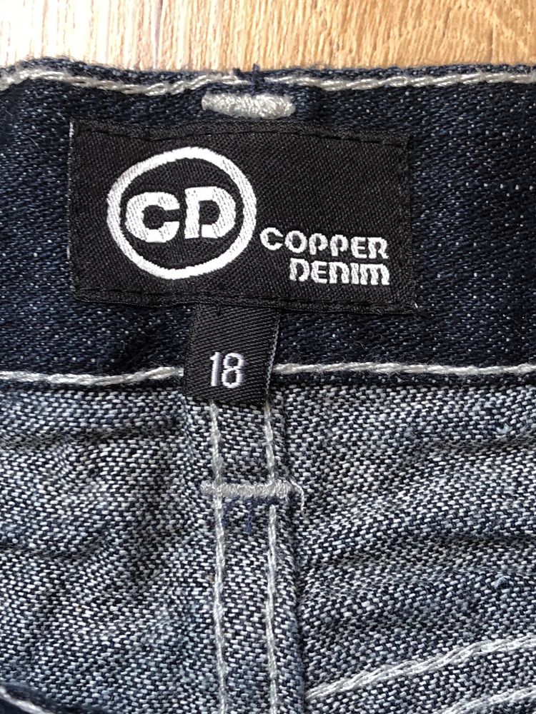 Spodnie jeansowe, dżinsowe Copper Denim, slim/straight