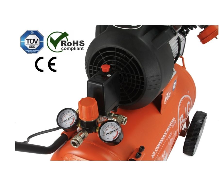 Kompresor 50l BJC 2 tłoki 10 Bar
