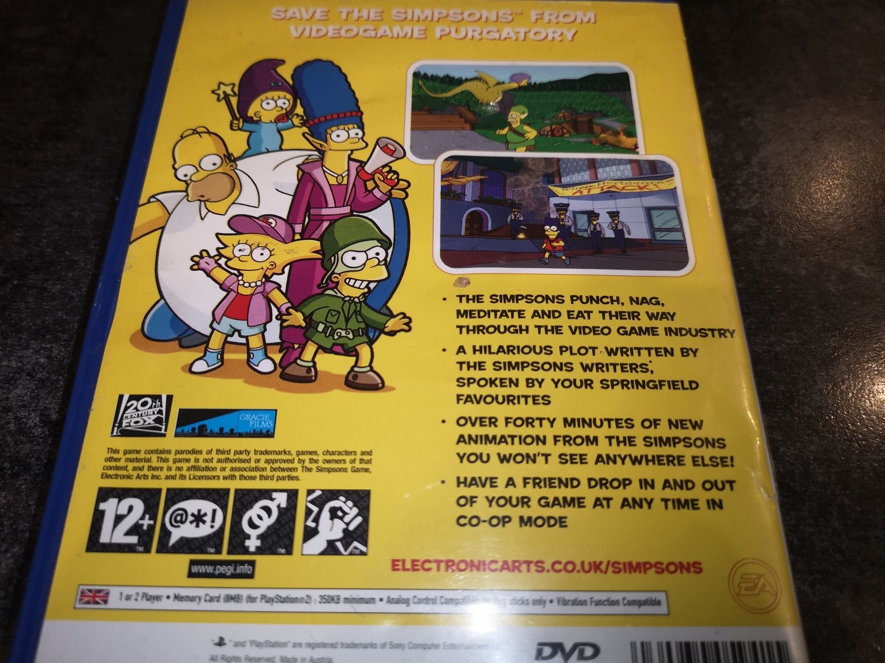 Simpsons Game PS2 gra ANG (stan bdb) kioskzgrami Ursus