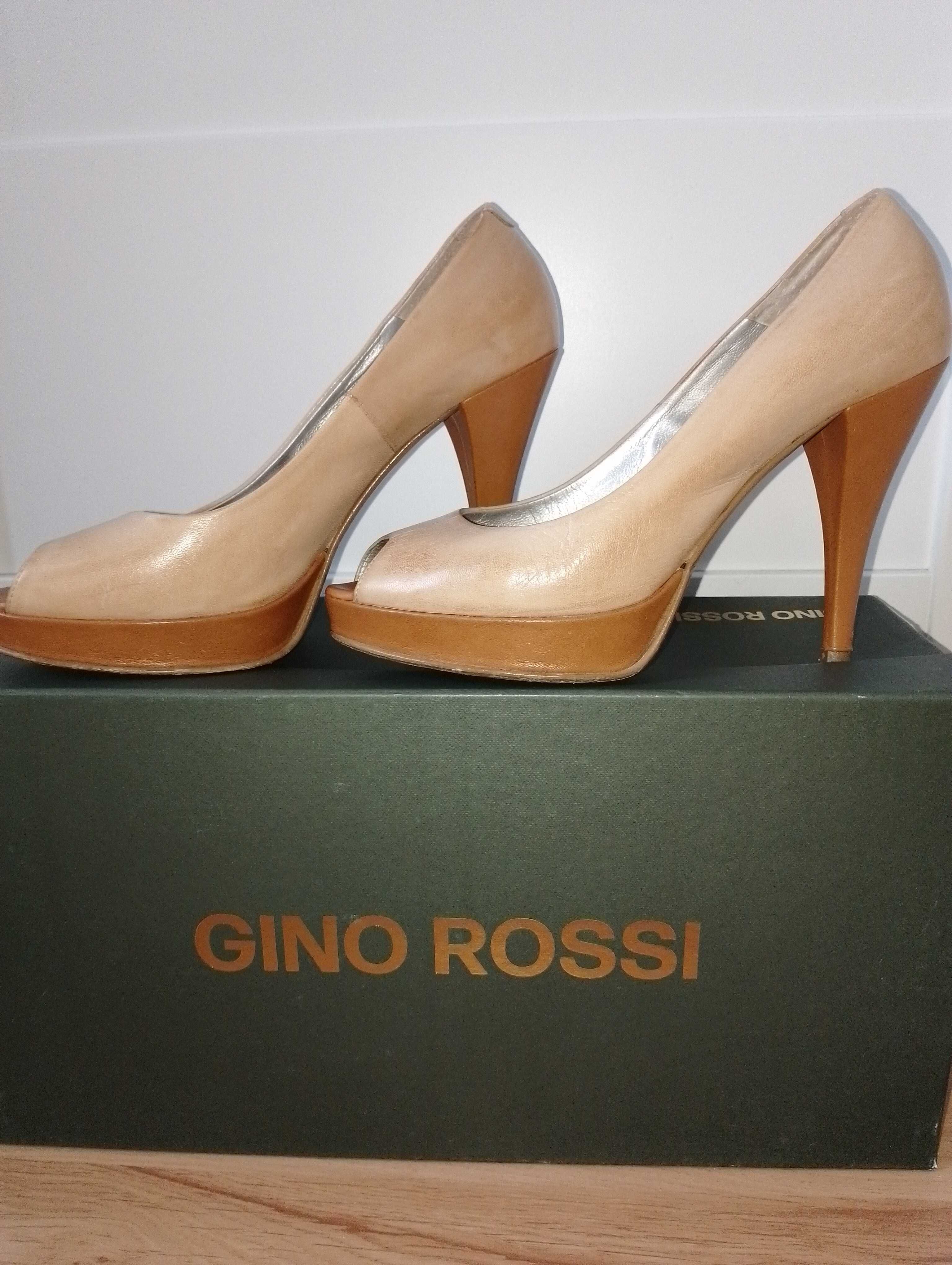 Buty czółenka damskie 39 Gino Rossi skóra