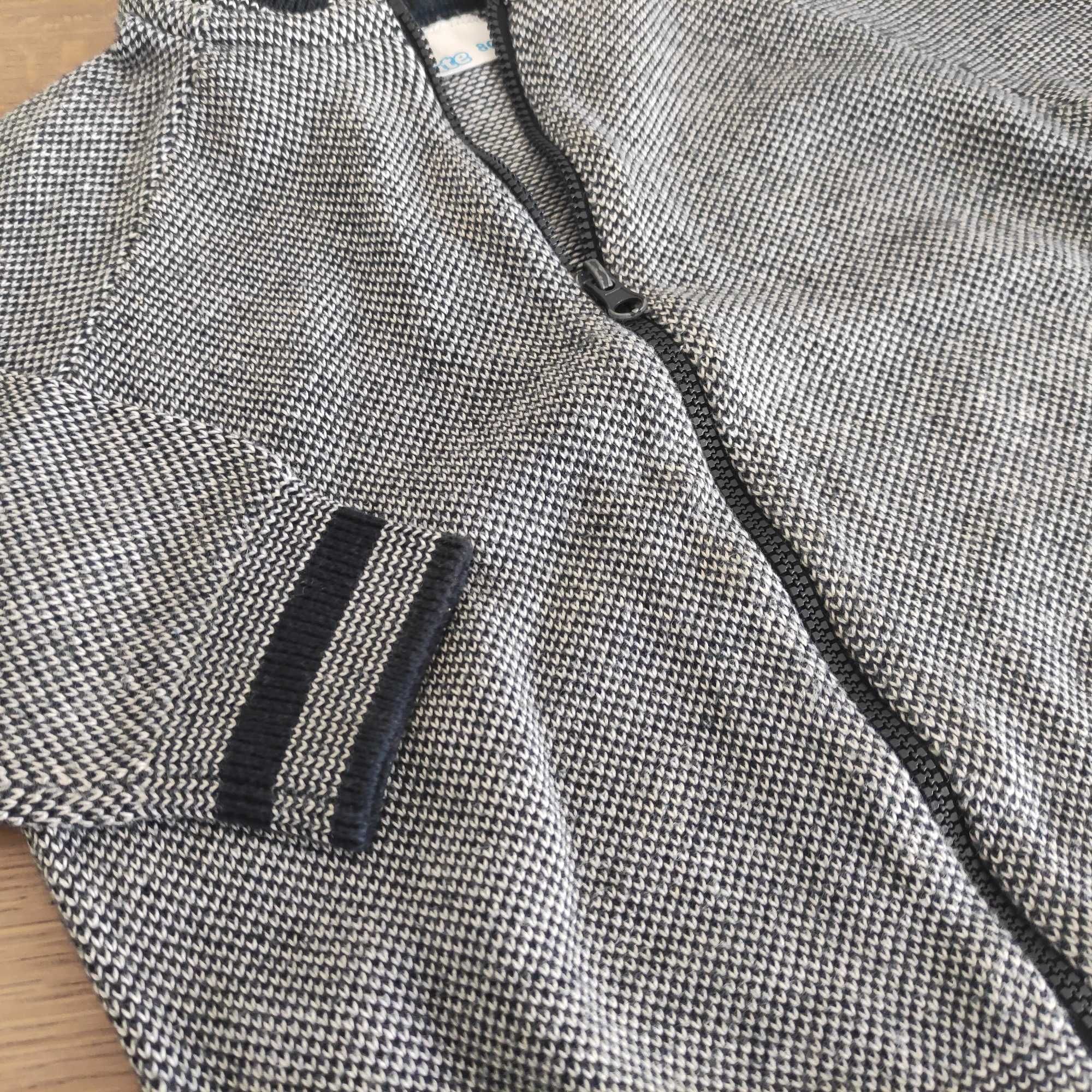 Komplet chłopięcy spodnie i sweter, bomberka, PEPCO r.80